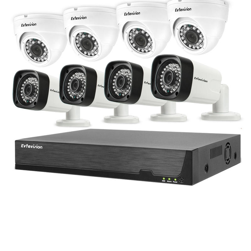 8CH 1080P PoE Cameras Systems