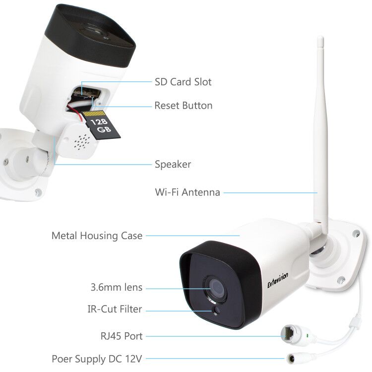 1080P WiFi Bullet Camera