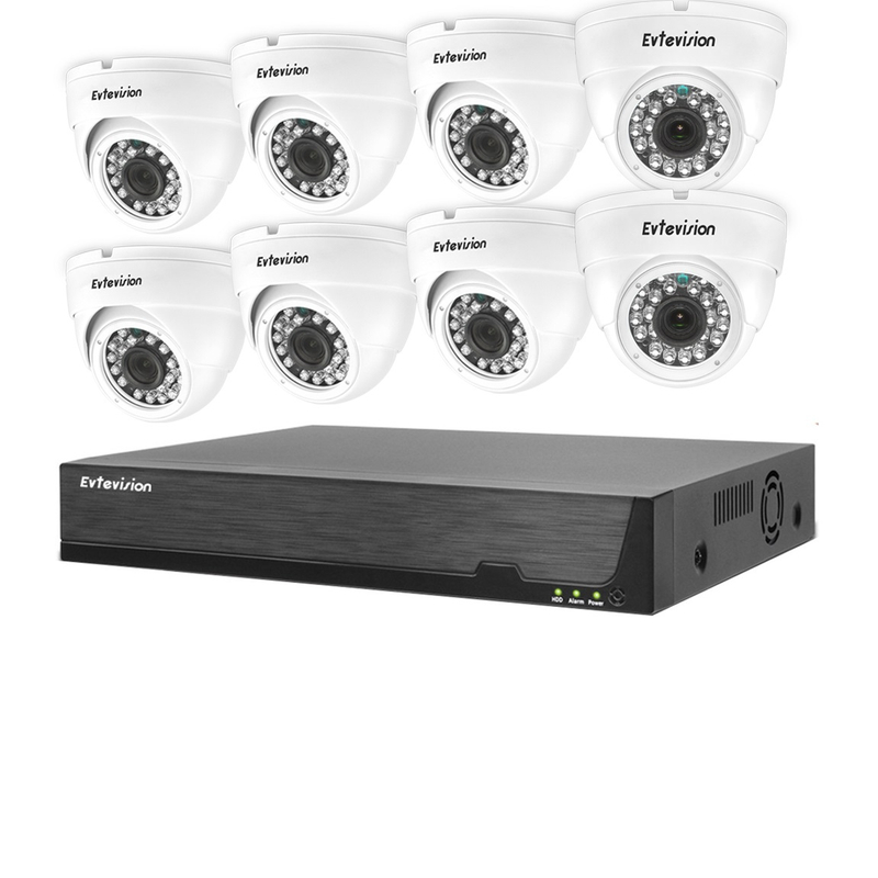 8CH 1080P PoE Cameras Systems